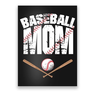 Baseball Mom mother day Poster