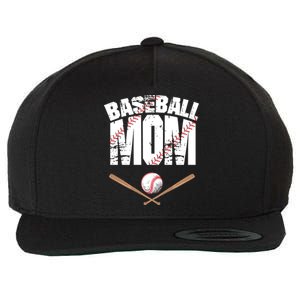 Baseball Mom mother day Wool Snapback Cap