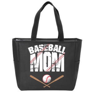 Baseball Mom mother day Zip Tote Bag