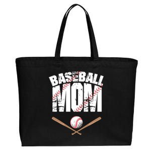 Baseball Mom mother day Cotton Canvas Jumbo Tote