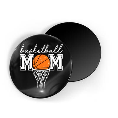 Basketball Mom Mother Leopard Basketball Hoop Net Game Day Magnet