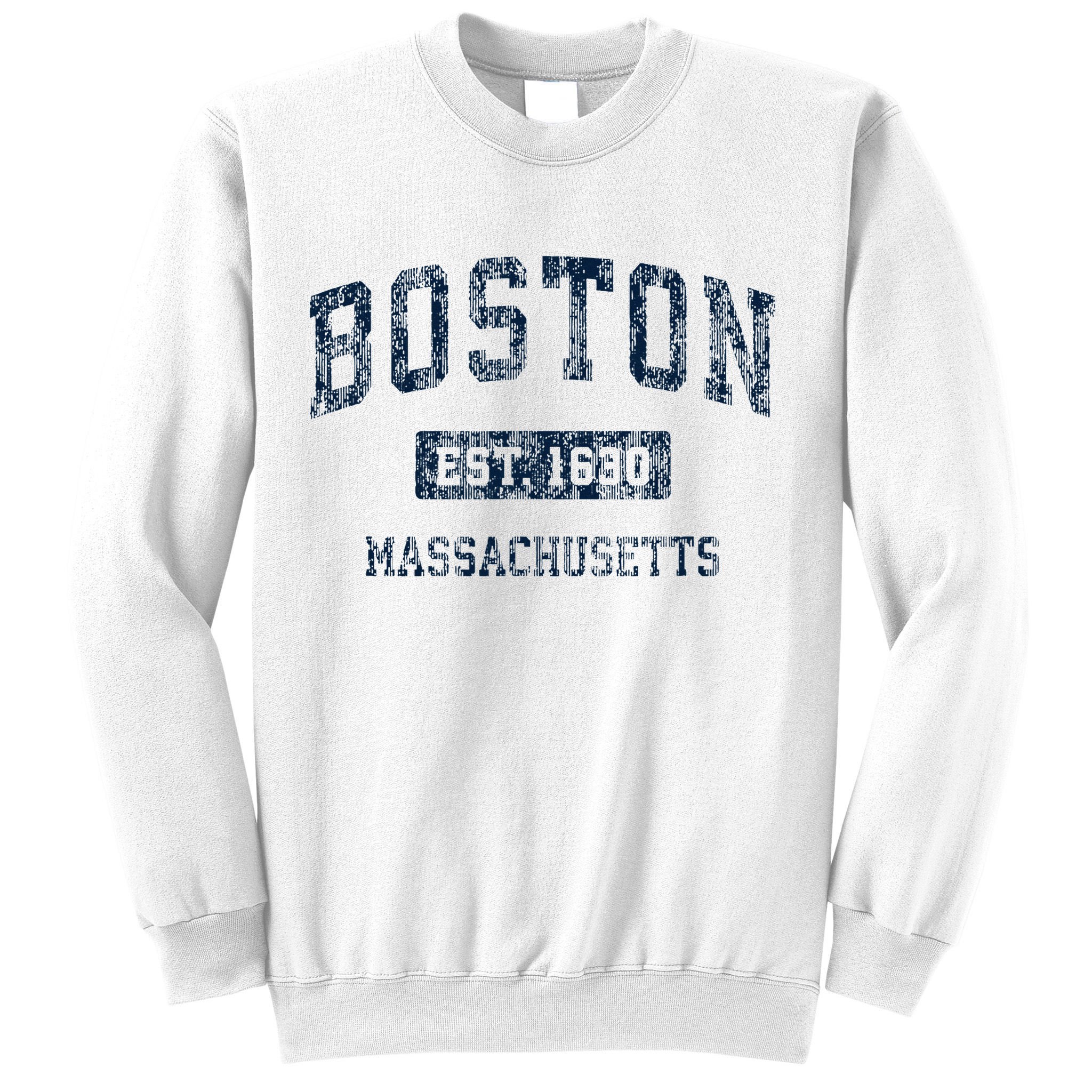 Boston Massachusetts Ma Vintage Sports Design Sweatshirt