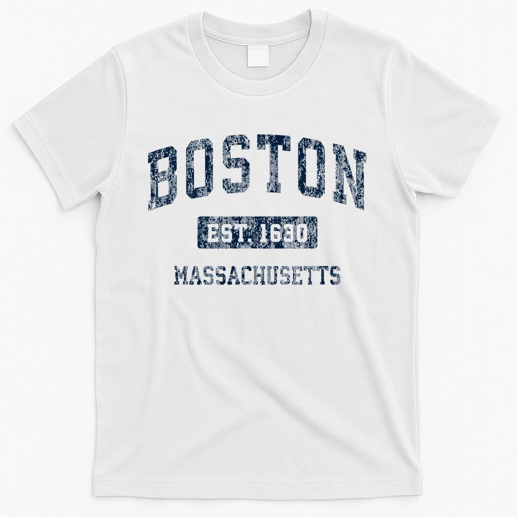 Boston Massachusetts Ma Vintage Sports Design T-Shirt