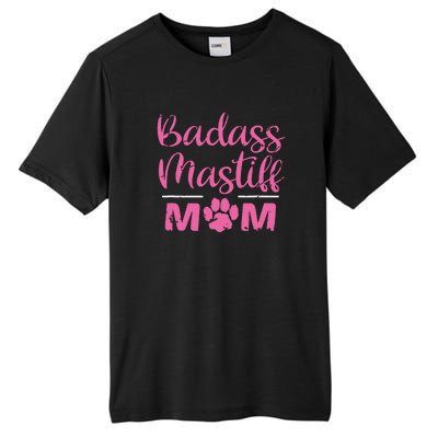 Badass Mastiff Mom Funny Dog Lover Pet Owner Tall Fusion ChromaSoft Performance T-Shirt