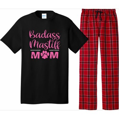 Badass Mastiff Mom Funny Dog Lover Pet Owner Pajama Set