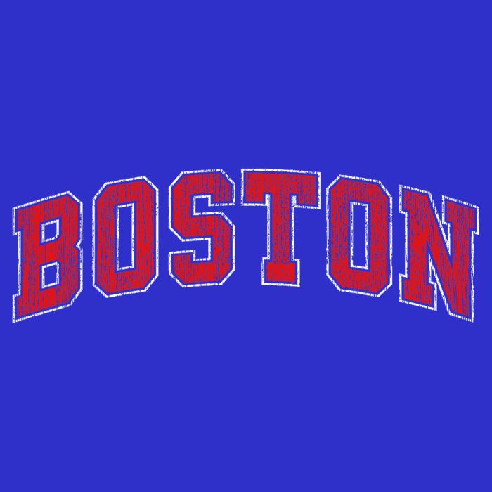 Boston Massachusetts Ma Vintage Athletic Sports Design Womens T-Shirt