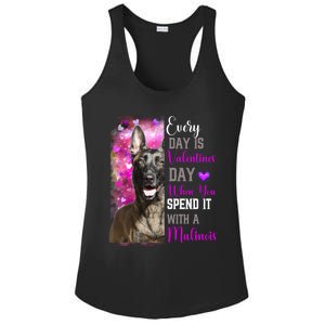 Belgium Malinois Mom Funny Valentines Day Dog Lovers Gift Ladies PosiCharge Competitor Racerback Tank