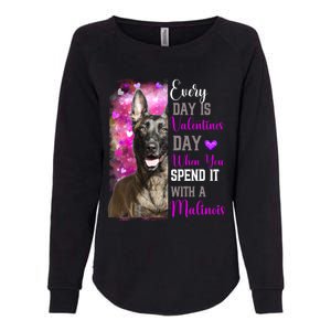 Belgium Malinois Mom Funny Valentines Day Dog Lovers Gift Womens California Wash Sweatshirt