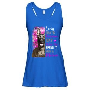 Belgium Malinois Mom Funny Valentines Day Dog Lovers Gift Ladies Essential Flowy Tank