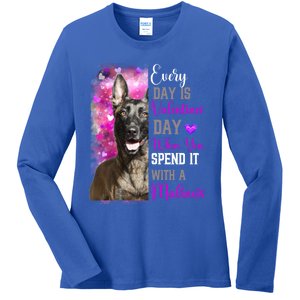 Belgium Malinois Mom Funny Valentines Day Dog Lovers Gift Ladies Long Sleeve Shirt