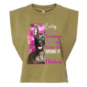 Belgium Malinois Mom Funny Valentines Day Dog Lovers Gift Garment-Dyed Women's Muscle Tee