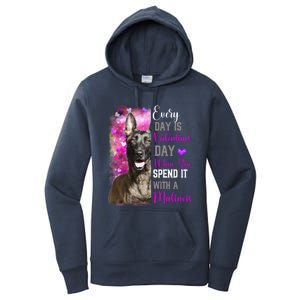 Belgium Malinois Mom Funny Valentines Day Dog Lovers Gift Women's Pullover Hoodie