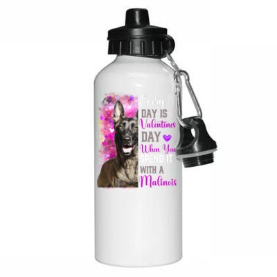 Belgium Malinois Mom Funny Valentines Day Dog Lovers Gift Aluminum Water Bottle 