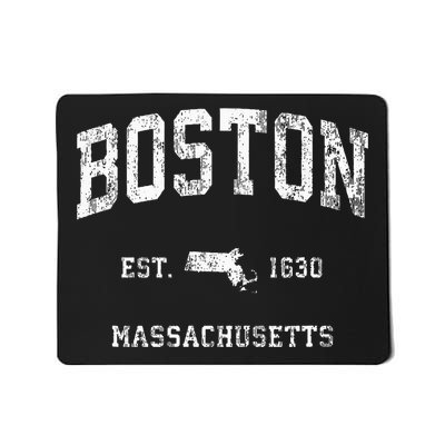 Boston Massachusetts Ma Vintage Athletic Mousepad