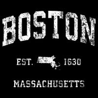Boston Massachusetts Ma Vintage Athletic Womens Tank Top