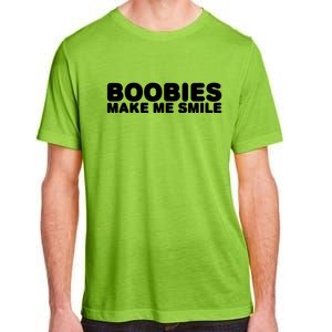 Boobies Make Me Smile Funny Adult Humor Adult ChromaSoft Performance T-Shirt