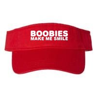 Boobies Make Me Smile Funny Adult Humor Valucap Bio-Washed Visor