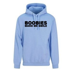 Boobies Make Me Smile Funny Adult Humor Unisex Surf Hoodie