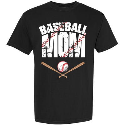 Baseball Mom Mother Day Funny Gift Garment-Dyed Heavyweight T-Shirt