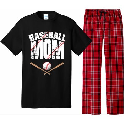 Baseball Mom Mother Day Funny Gift Pajama Set