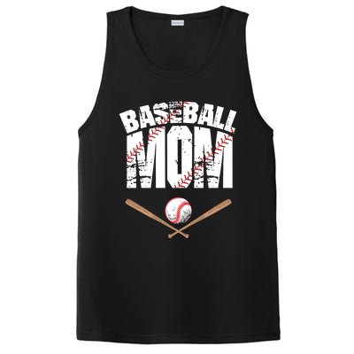 Baseball Mom Mother Day Funny Gift PosiCharge Competitor Tank