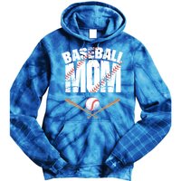 Baseball Mom Mother Day Funny Gift Tie Dye Hoodie