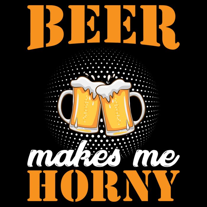 Beer Makes Me Horny Premium T-Shirt