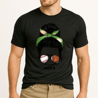 Baseball Mom Messy Bun Mom Life Mother's Day Performance Shirt