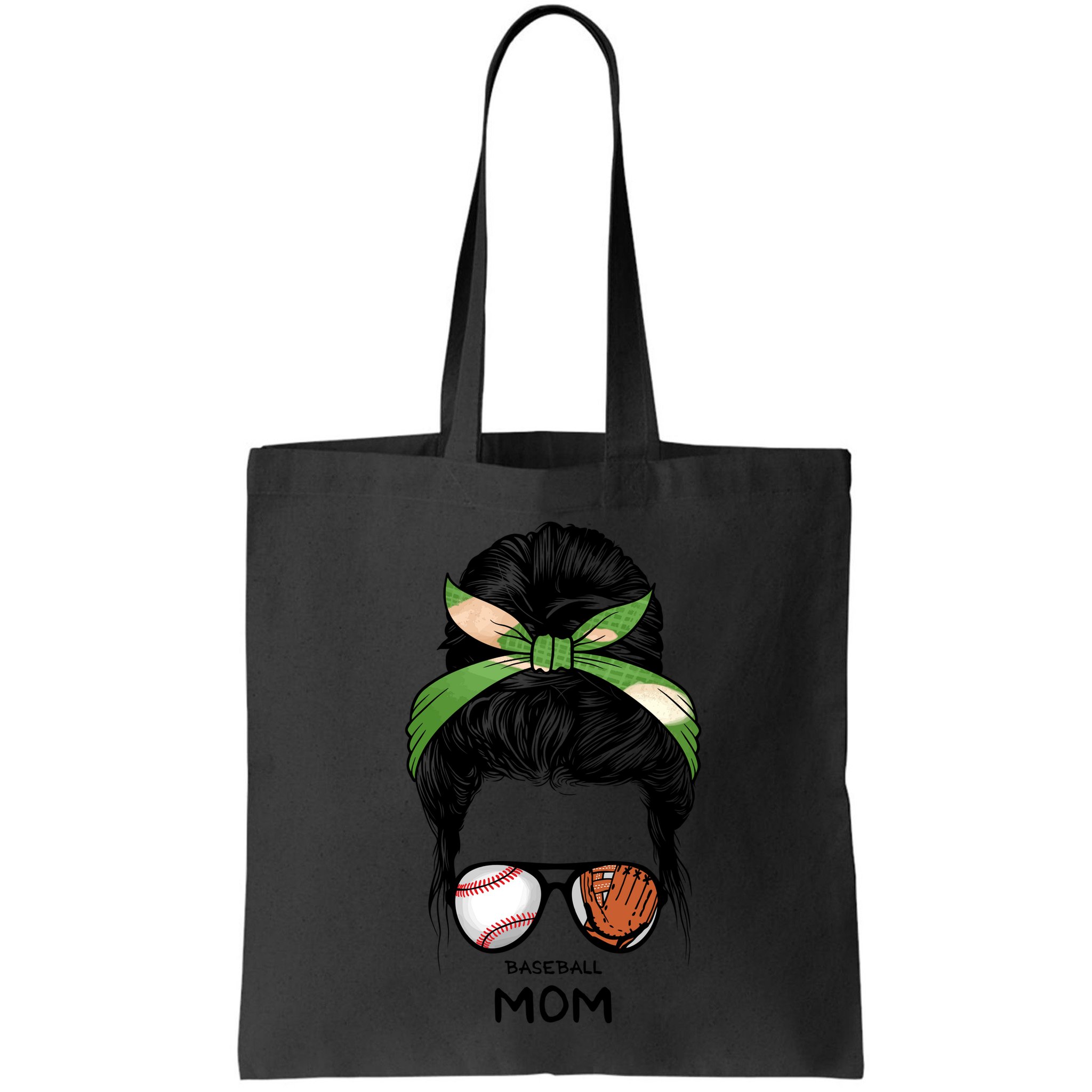Baseball Mom Messy Bun Mom Life Mother's Day Bag