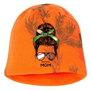 Baseball Mom Messy Bun Mom Life Mother's Day Kati - Camo Knit Beanie