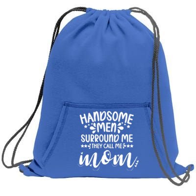 Boy Mother Mom Of Mother's Day Gift Sweatshirt Cinch Pack Bag