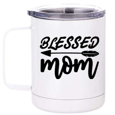 Blessed Mom Meaningful Gift 12 oz Stainless Steel Tumbler Cup