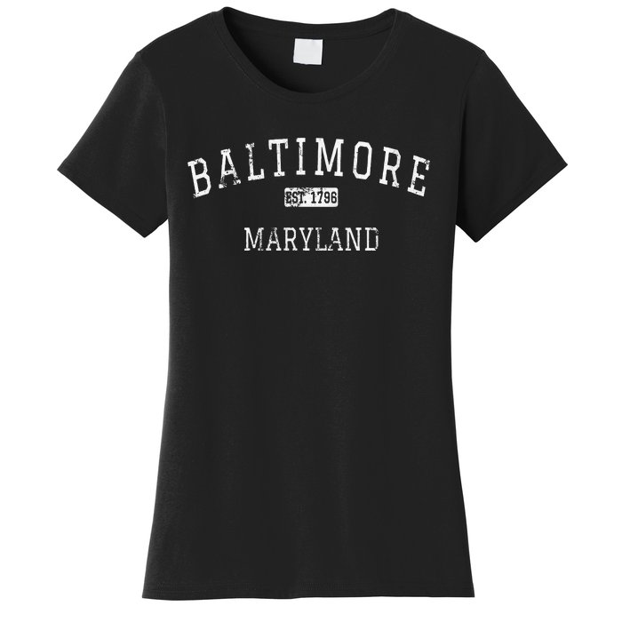 Baltimore Maryland MD Vintage Women's T-Shirt