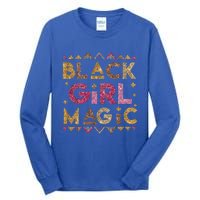 Black Magic Melanin Black History Month Glitter Gift Tall Long Sleeve T-Shirt