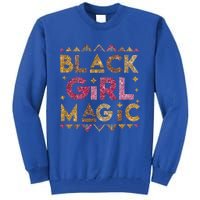 Black Magic Melanin Black History Month Glitter Gift Tall Sweatshirt