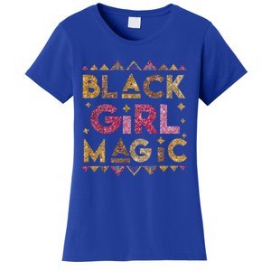 Black Magic Melanin Black History Month Glitter Gift Women's T-Shirt