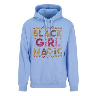 Black Magic Melanin Black History Month Glitter Gift Unisex Surf Hoodie