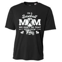 Baseball Mom Mother of Baseball Players for Mother's Day Cooling Performance Crew T-Shirt