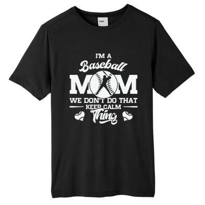 Baseball Mom Mother of Baseball Players for Mother's Day Tall Fusion ChromaSoft Performance T-Shirt