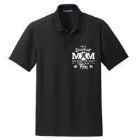 Baseball Mom Mother of Baseball Players for Mother's Day Dry Zone Grid Polo