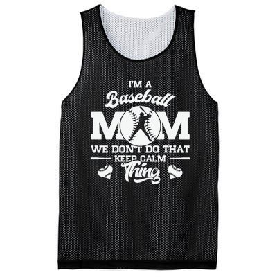 Baseball Mom Mother of Baseball Players for Mother's Day Mesh Reversible Basketball Jersey Tank