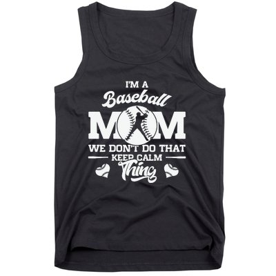 Baseball Mom Mother of Baseball Players for Mother's Day Tank Top