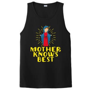 Blessed Mother Mary Knows Best Catholic Mother's Day PosiCharge Competitor Tank