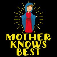Blessed Mother Mary Knows Best Catholic Mother's Day Visor