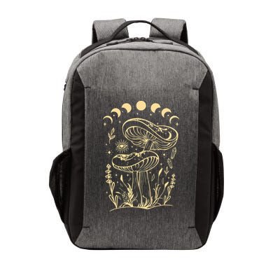 Boho Mushrooms Minimalism Cottage Core Aesthetic Goblincore Vector Backpack