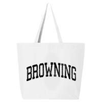 Browning Montana Mt Vintage Athletic Sports Design Long Sleeve 25L Jumbo Tote