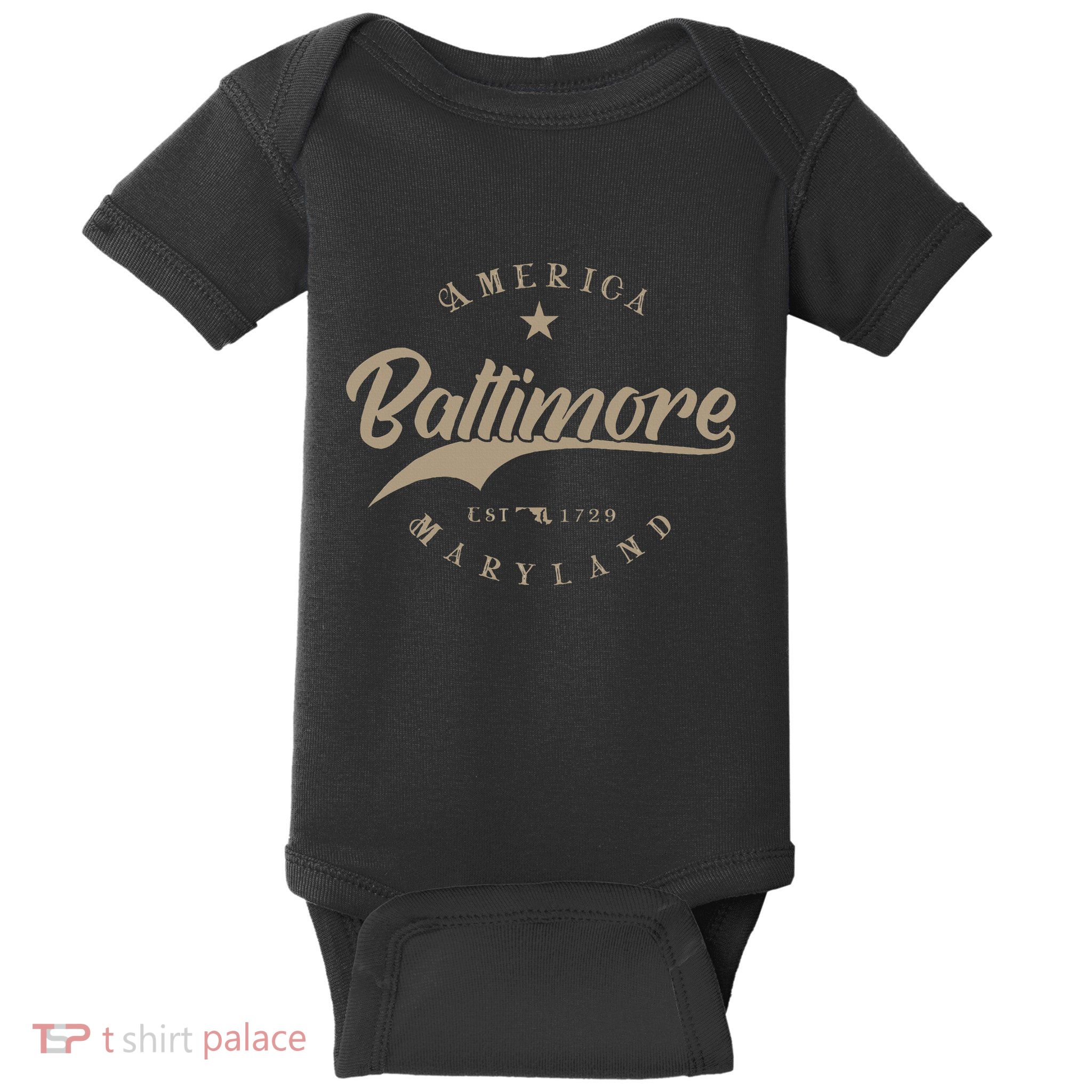 Baltimore Md Maryland Baby Bodysuit