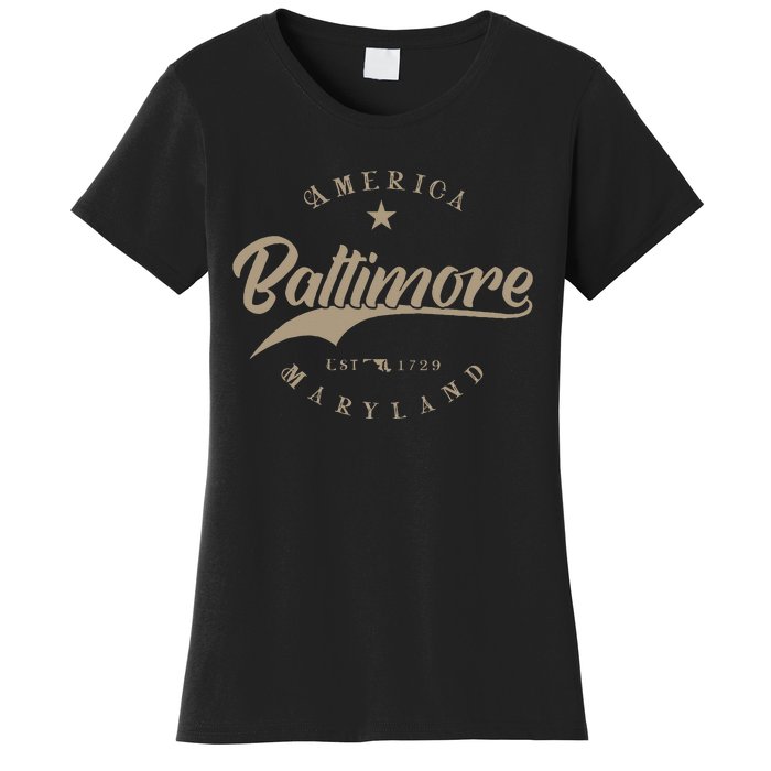 Baltimore Md Maryland Women's T-Shirt