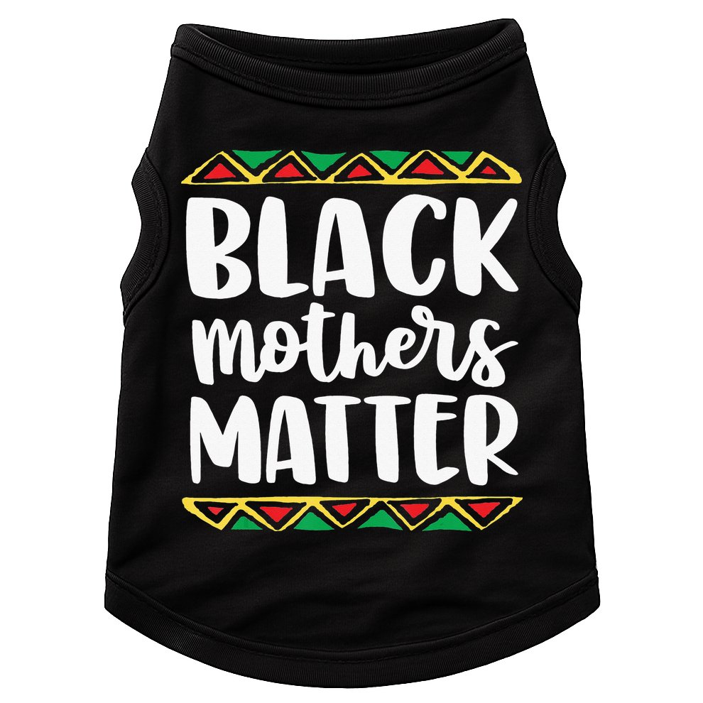 Black Mothers Matter Mom Mama History Month Tribal Doggie Tank