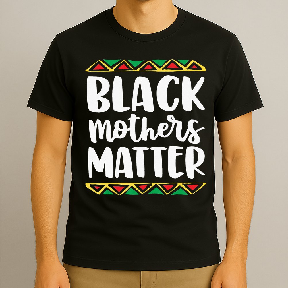 Black Mothers Matter Mom Mama History Month Tribal T-Shirt